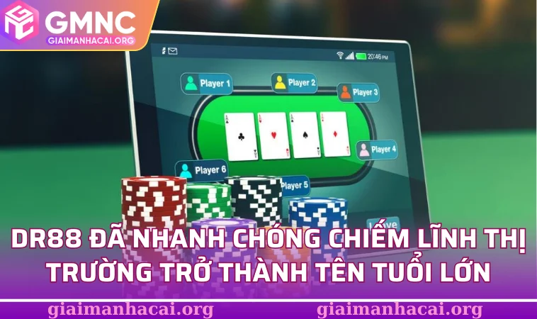 DR88 - Thương Hiệu Cá Cược Trả Thưởng Cao Nhất Năm 2025 1 DR88 đã nhanh chóng chiếm lĩnh thị trường trở thành tên tuổi lớn