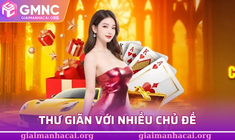 KONG88 - Nơi Trải Nghiệm Cá Cược An Toàn và Thú Vị 3 Thư giãn với nhiều chủ đề khác nhau với game slot